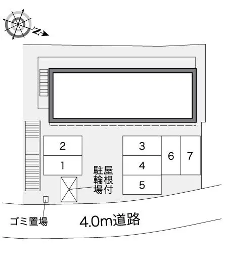 ★手数料０円★三木市自由が丘本町３丁目　月極駐車場（LP）